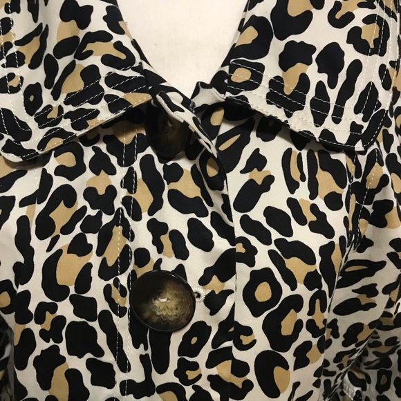 Appraisal Leopard Print 3/4 Bell Sleeve Jacket - Picture 3 of 8